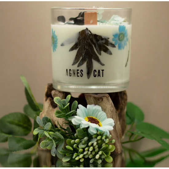 Agnes + Cat Botanical Soy Wax Candle - Seasalt & Moss