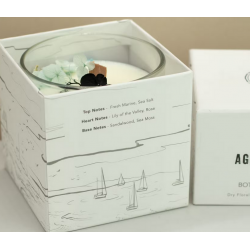 Agnes + Cat Botanical Soy Wax Candle - Seasalt & Moss