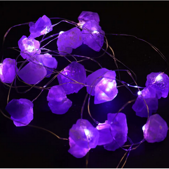 Gemstone Enchantment Lights - Amethyst