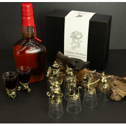 Gift Set of 12 Glasses (25ml) - Forest & Mystical Creatures