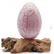 DriftGlow Lamp Crackle Fire Egg Shade - Orange